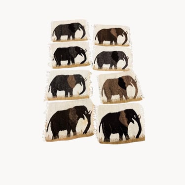 Vintage Elephant Placemats 