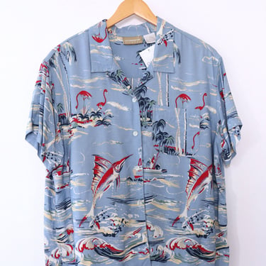 Sailing Scene Buttondown M/L