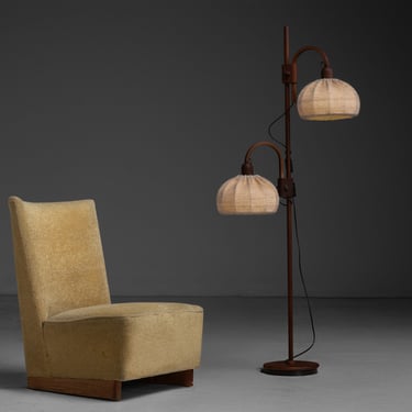 Willem Penaat Chair / Teak Floor Lamp