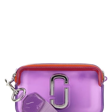Marc Jacobs Women Lilac Pvc The Snapshot Crossbody Bag