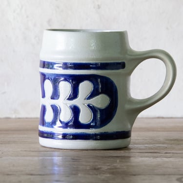 Javier Servin Ceramica | Blue Linea Handpainted Mug | Blue | The