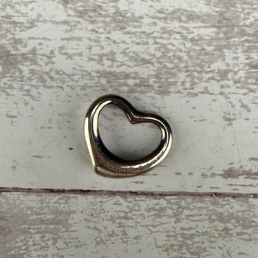 Estate Elsa Peretti for Tiffany & Co.  Open Heart Pendant Sterling Silver 925 