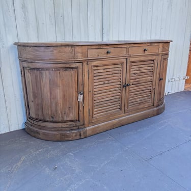 Natural Demilune Sideboard