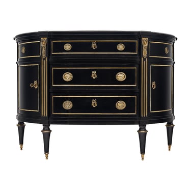 Louis XVI Style Demilune Chest