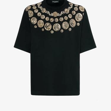 Dolce &amp; Gabbana Man T-Shirt Man Black T-Shirts
