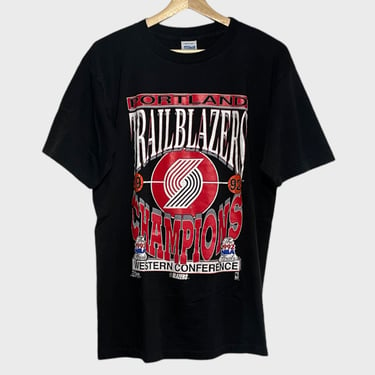 Vintage Portland Trail Blazers 1992 Western Conference Champions Shirt L