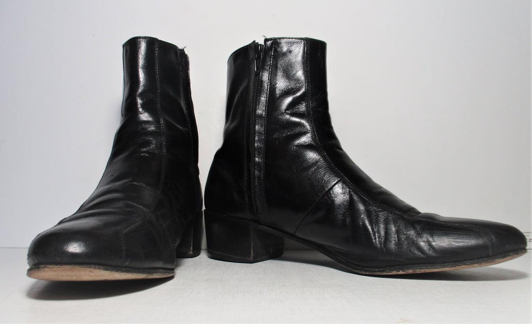 Men Vintage Leather Ankle Boots – KiloMens