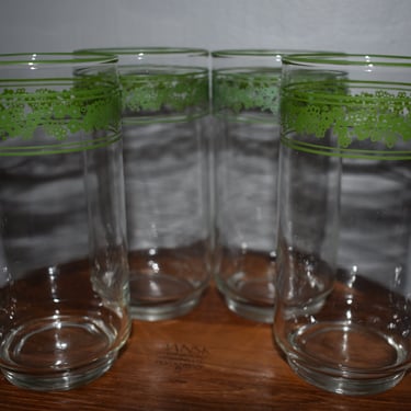 Pyrex Pattern Spring Blossom Drinking Glasses Set of 4 by Libby 