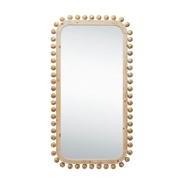 CCO Wood Ball Framed Mirror (in-store or curbside)