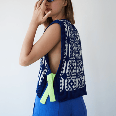 Gusto vest, blue