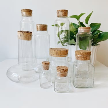 Corked Glass Canisters
