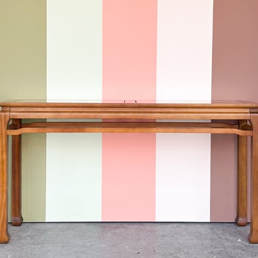 Fretwork Console Table