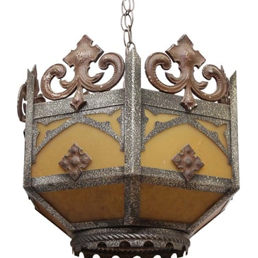 Antique Hammered Hanging Gothic Ceiling Lantern