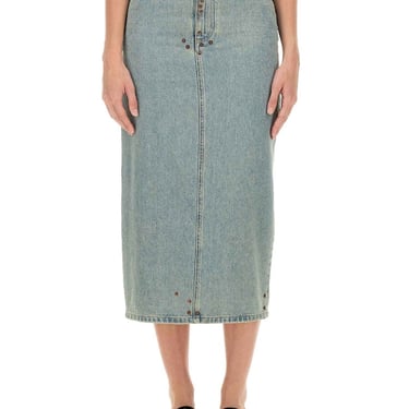 Moschino Women Denim Skirt