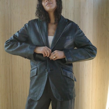 Buttery Leather Blazer