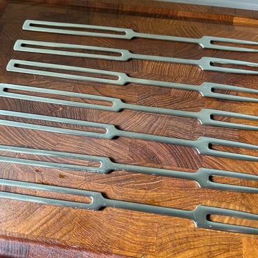 Vintage Dansk Designs LTD IHQ Jens Quistgaard Cutlery Set of 6 Fondue Forks 