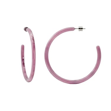 Large Hoops in Orchid