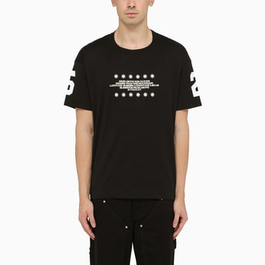 Givenchy Black Crew-Neck T-Shirt With Graphic Print Men