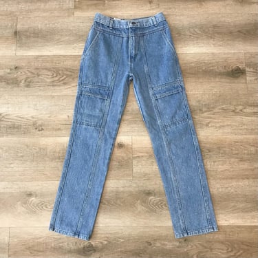 Jordache 80's Vintage Cargo Jeans / Size 22 XXS 