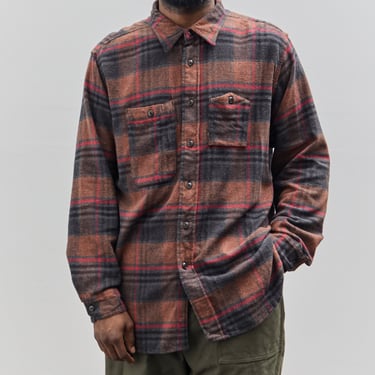 Engineered Garments Work Shirt, Orange/Red Plaid