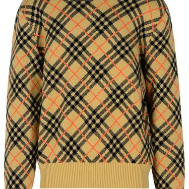 Burberry Beige Cashmere Sweater Men