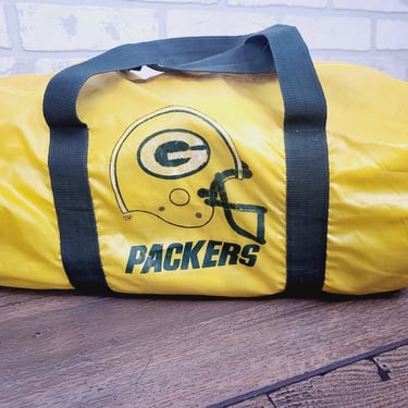 Green and Yellow Green Bay Packers Spa Gym Sports Bag Carry On Travel Bag 