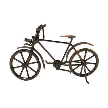 Copper Bronze Color Metal Mechanic Bicycle Display Art Figure ws2027E 
