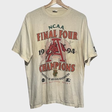 Vintage Arkansas Razorbacks 1994 NCAA Final Four Champions Shirt L