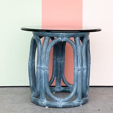 McGuire Blue Side Table