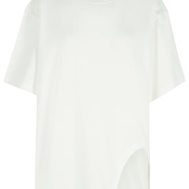 The Attico White Cotton T-Shirt Women