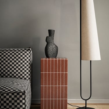 Ancora Floor Lamp - Black/Natural