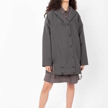 Moth Raincoat in Charcoal