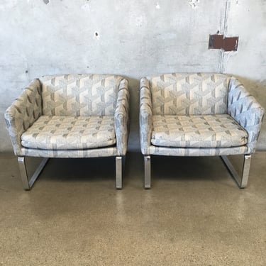 Pair of Mid Century Selig Imperial Lounge Chair