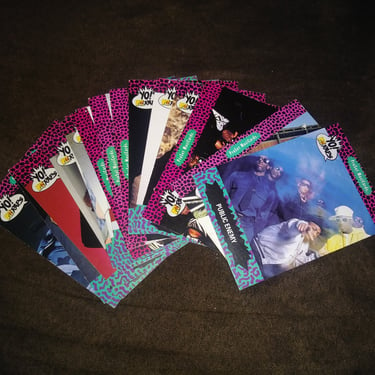 Vintage 1990s Yo! MTV Raps Cards 
