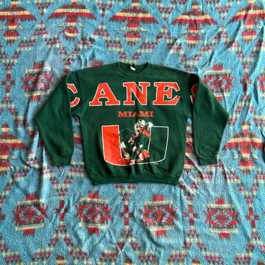 Vintage 1994 University of Miami Hurricanes Sweatshirt 