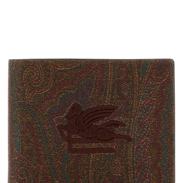 Etro Women Embroidered Synthetic Leather Wallet