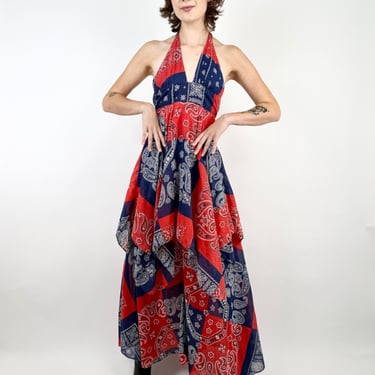 Bandanarama Gunne Sax Black Label Dress