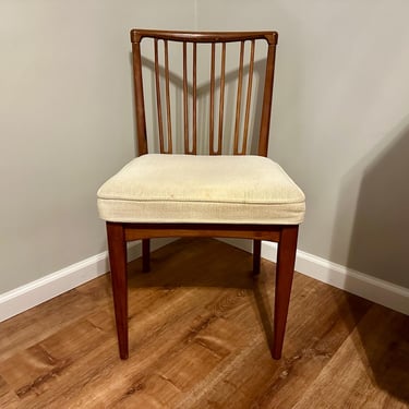 Mid-century Cherry Dining Chair Sculptured 1960s - Free Shipping 