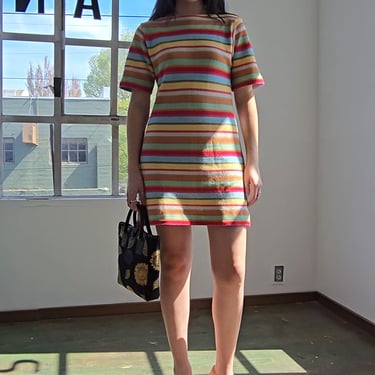 Agnes B Juicy Stripe Woven Dress (S)