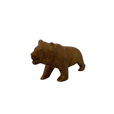 Vintage Brass Bear Signed Almazan Spain 