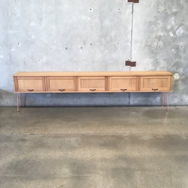 Ten Foot Credenza with Rose Gold Legs