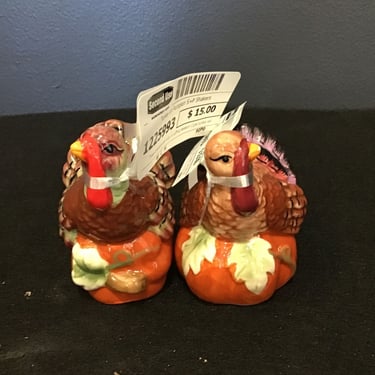 Turkey on Pumpkin S+P Shakers (Seattle)