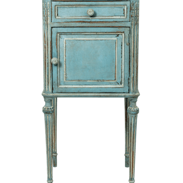 French Painted End Table
