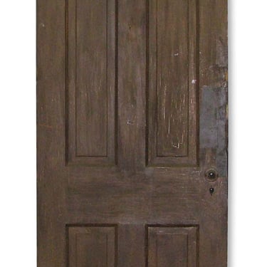 Antique 4 Pane Wood Passage Door 76.5 x 27.75