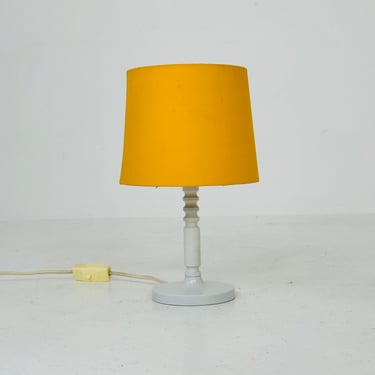 Space Age orange bedside table lamp 1980s  