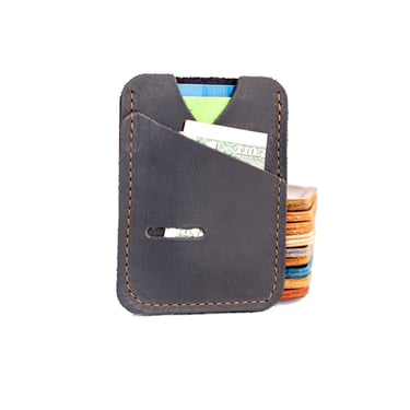 Made in USA | Leather Card Wallet | Card Holder | Slim Wallet | Every Day Carry 