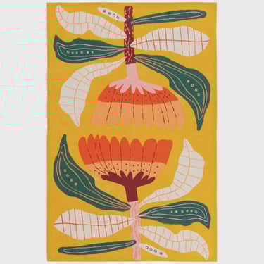 Yellow Venus Tea Towel