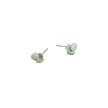 Small Folded Studs - Moss