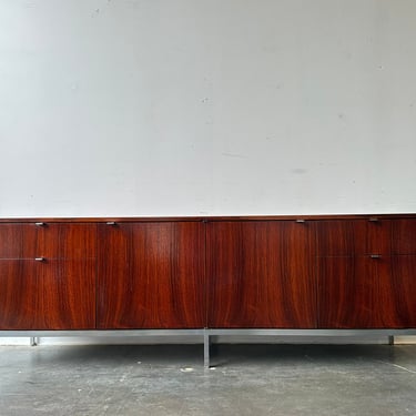 Florence Knoll Rosewood Credenza 