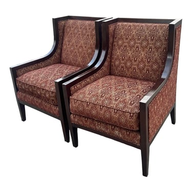 Bernhardt Transitional Upholstered Chairs - a Pair 